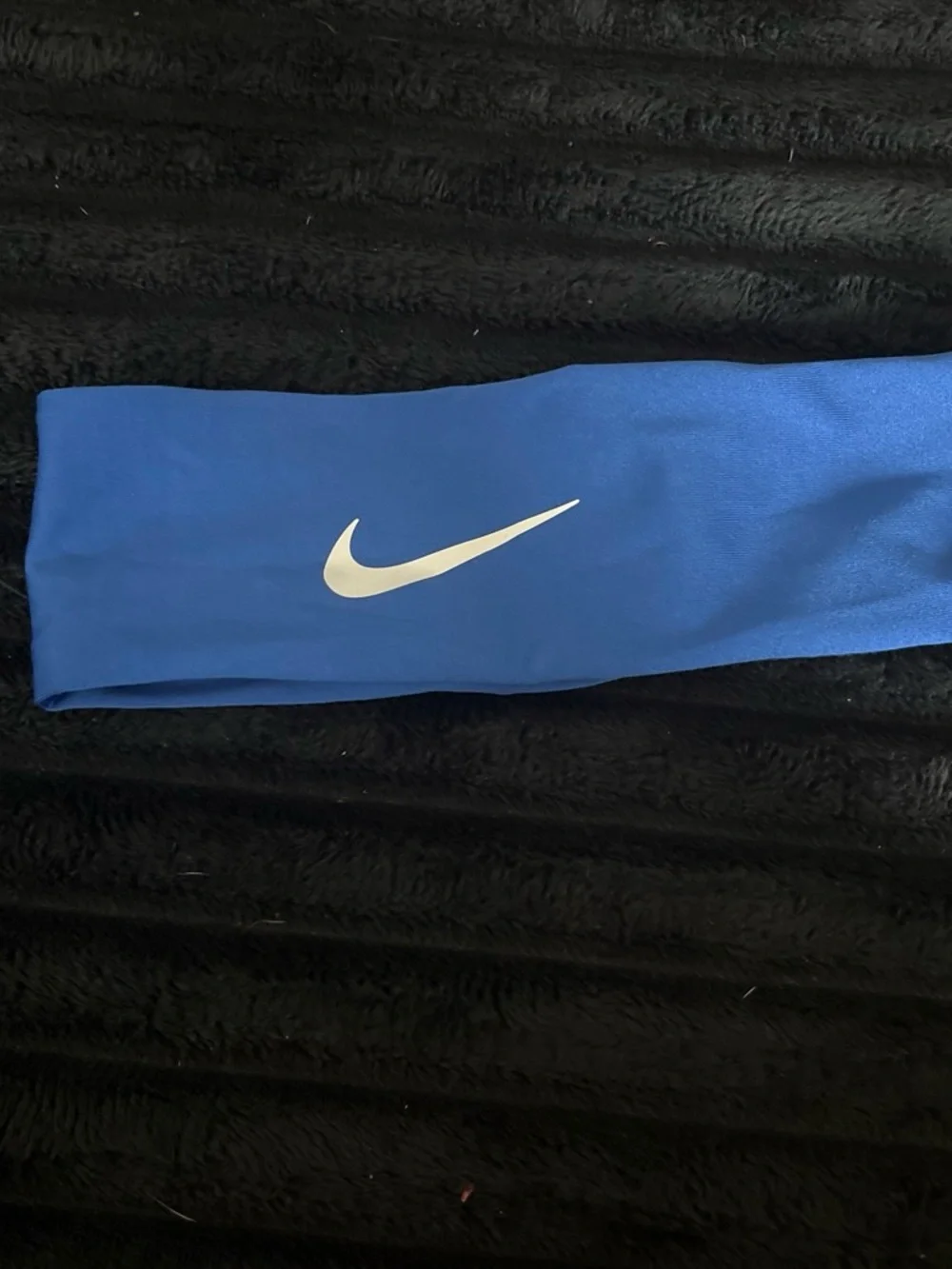 Nike Kids Blue Leggings with White Swoosh